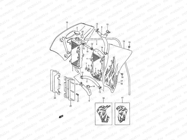 9 - RADIATOR (MODEL P)