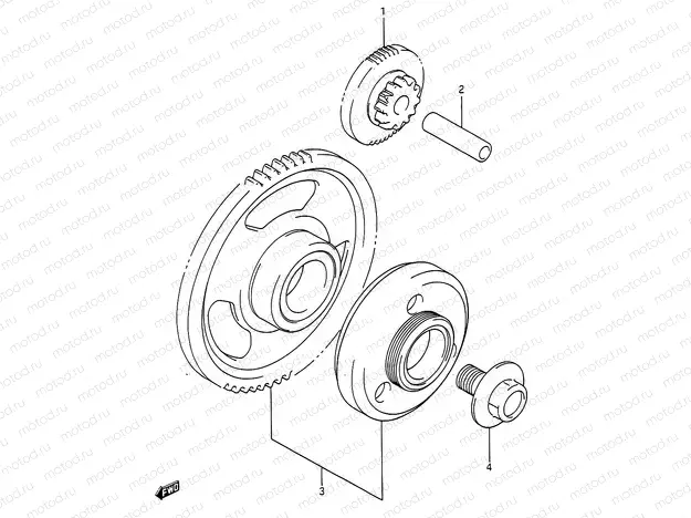 9 - STARTER CLUTCH