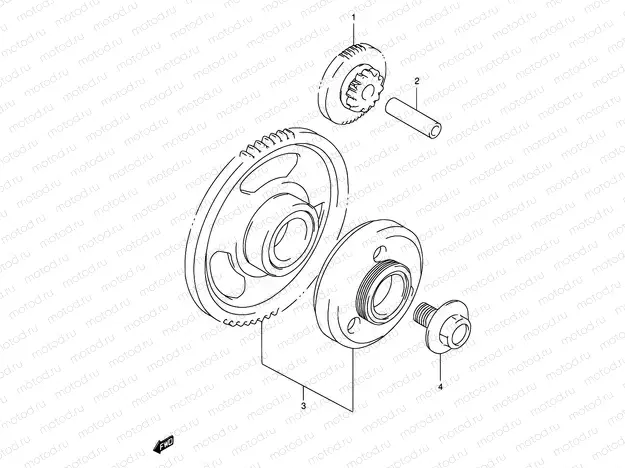 9 - STARTER CLUTCH