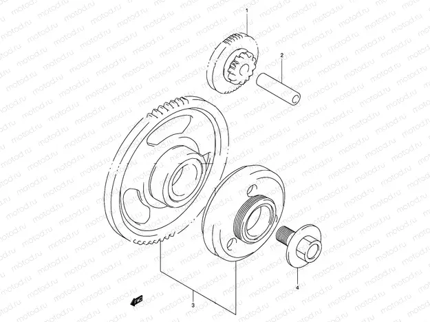9 - STARTER CLUTCH
