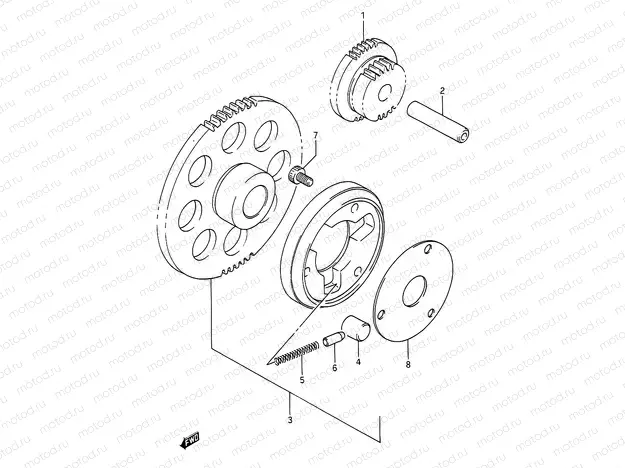 9 - STARTER CLUTCH