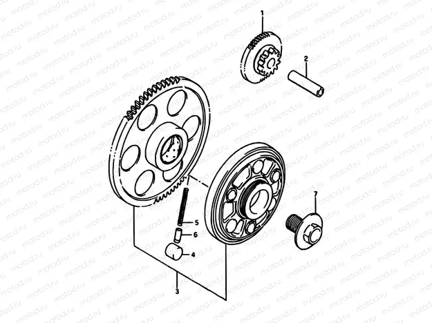 9 - STARTER CLUTCH