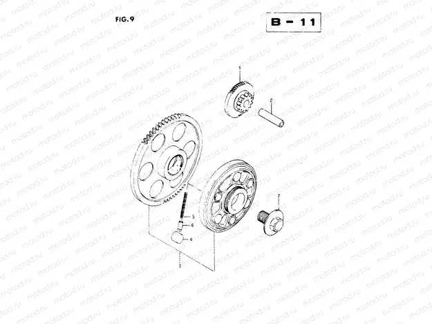 9 - STARTER CLUTCH