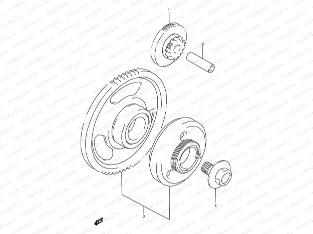 9 - STARTER CLUTCH