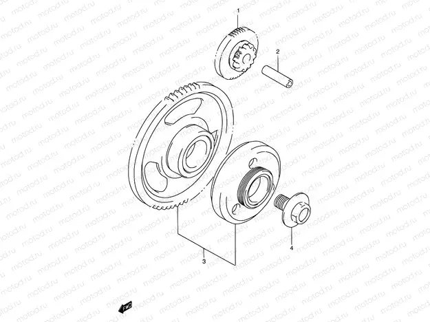 9 - STARTER CLUTCH