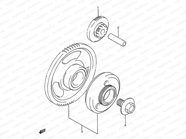 9 - STARTER CLUTCH