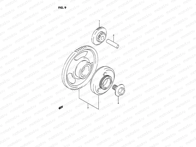 9 - STARTER CLUTCH