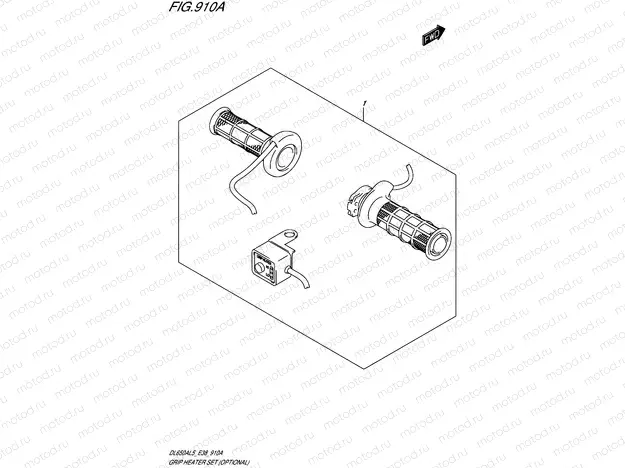 910A - GRIP HEATER SET (OPTIONAL)