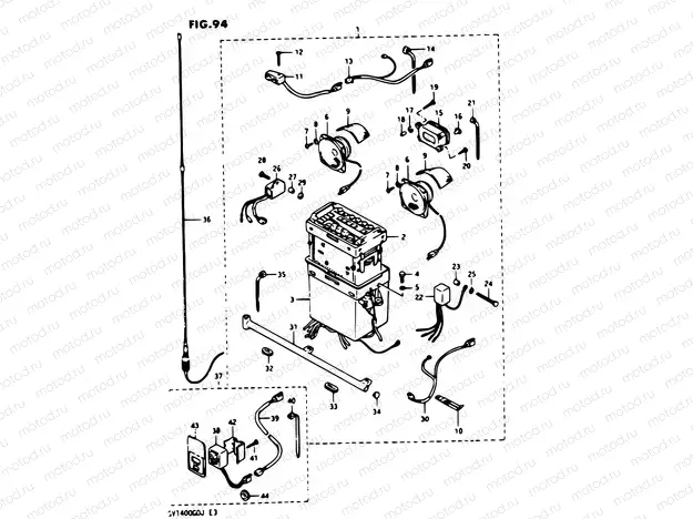 94 - AUDIO KIT GV1400GTG OPTIONAL