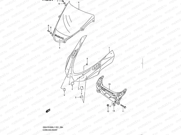 94 - COWLING BODY