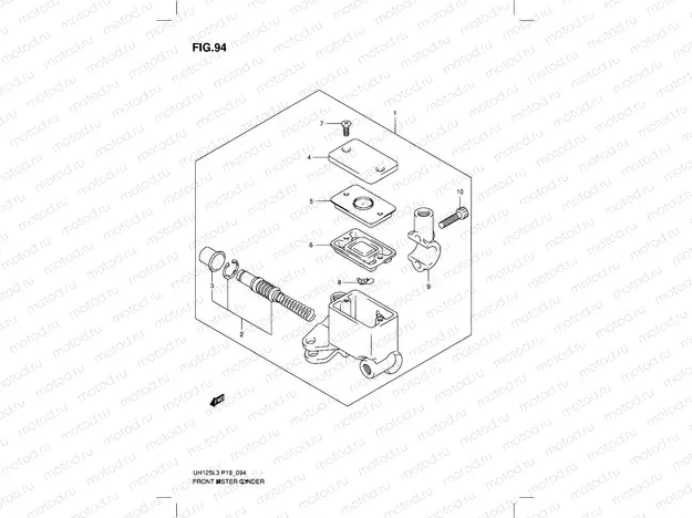 94 - FRONT MASTER CYLINDER