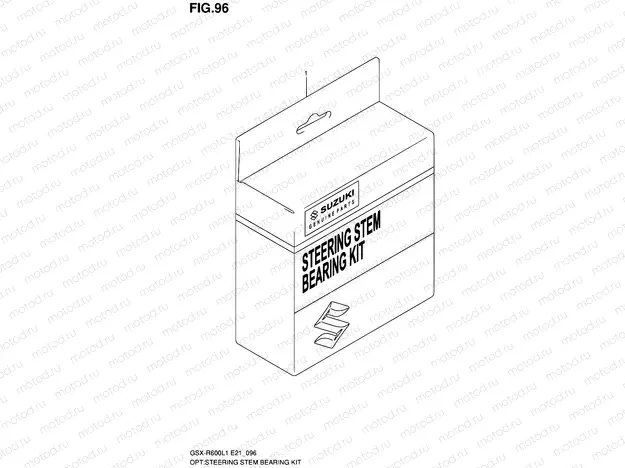 96 - STEERING STEM BEARING KIT