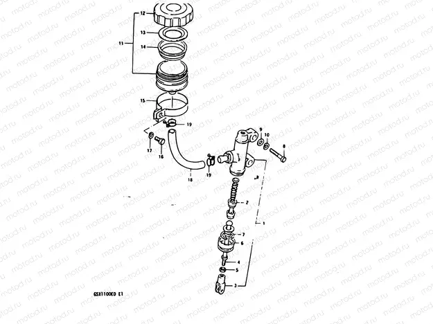 97 - REAR MASTER CYLINDER