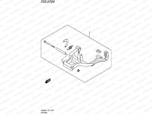 970A - OPTIONAL (CENTER STAND SET)