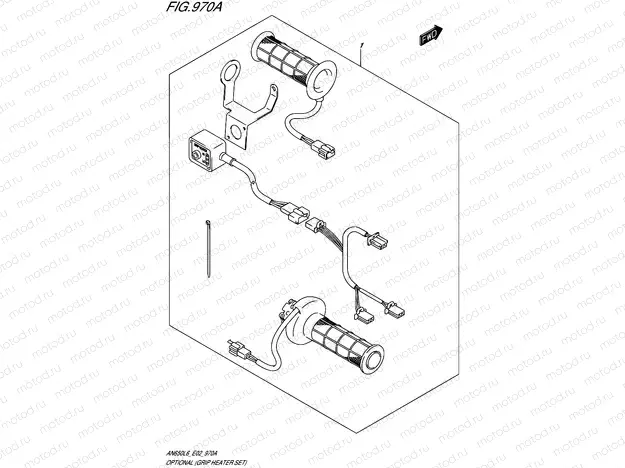970A - OPTIONAL (GRIP HEATER SET) (AN650L6 E19)