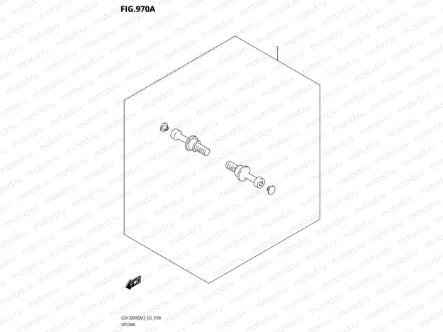 970A - SEAT RAIL HOOK SET