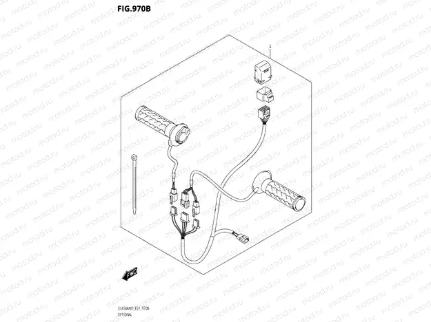 970B - OPTIONAL HEATED GRIPS