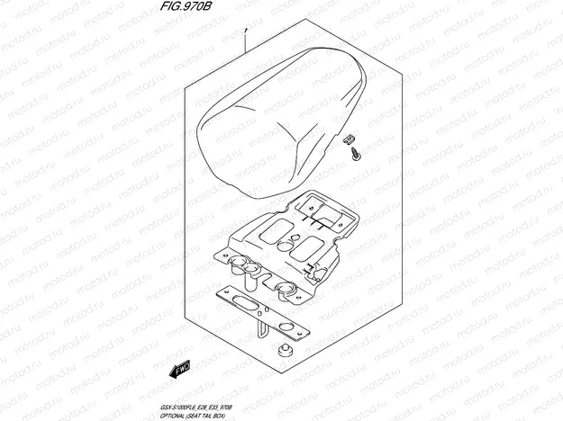 970B - OPTIONAL (SEAT TAIL BOX)