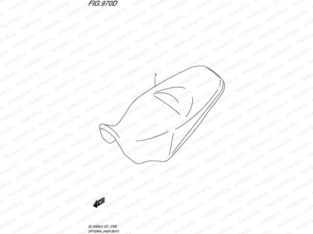 970D - OPTIONAL (HIGH SEAT) (DL1000AL9 E21)