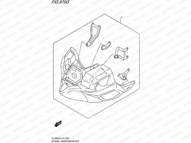 970G - OPTIONAL (UNDER COWLING SET)