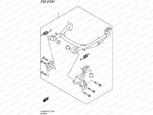 970H - OPTIONAL (CENTER STAND SET)
