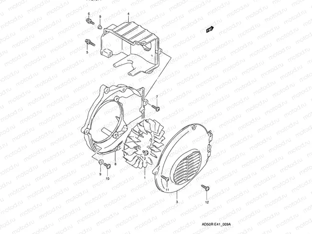 9A - COOLING FAN (MODEL M)
