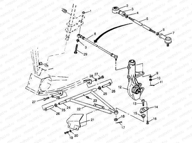 A-ARM/STRUT MOUNTING 6x6 400L W948740 (4926802680B010) | A-ARM/STRUT MOUNTING 6x6 400L W948740 (4926802680B010)