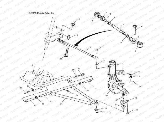A-ARM/STRUT MOUNTING - A01AA32AA (4963816381B003) | A-ARM/STRUT MOUNTING - A01AA32AA (4963816381B003)