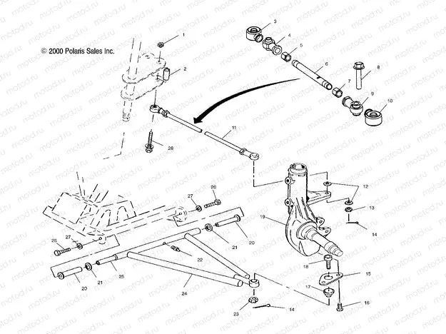 A-ARM/STRUT MOUNTING - A01BA25CA (4963666366B002) | A-ARM/STRUT MOUNTING - A01BA25CA (4963666366B002)