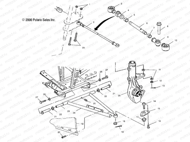 A-ARM/STRUT MOUNTING - A01CH42AA (4964436443B012) | A-ARM/STRUT MOUNTING - A01CH42AA (4964436443B012)