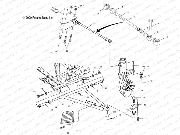 A-ARM/STRUT MOUNTING - A01CK42AA (4964136413B011) | A-ARM/STRUT MOUNTING - A01CK42AA (4964136413B011)