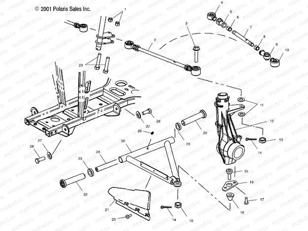A-ARM/STRUT MOUNTING - A02CH68AA/AB/AC/CA/CB (4966346634B12) | A-ARM/STRUT MOUNTING - A02CH68AA/AB/AC/CA/CB (4966346634B12)