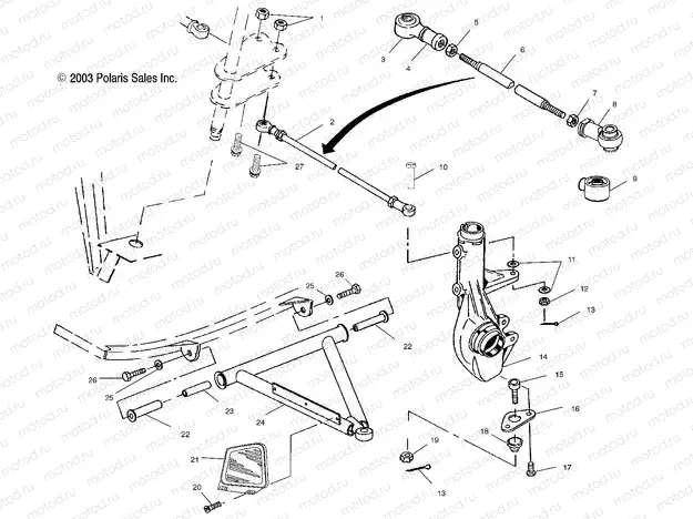 A-ARM/STRUT MOUNTING - A04BG50AA/FA (4986228622B04) | A-ARM/STRUT MOUNTING - A04BG50AA/FA (4986228622B04)
