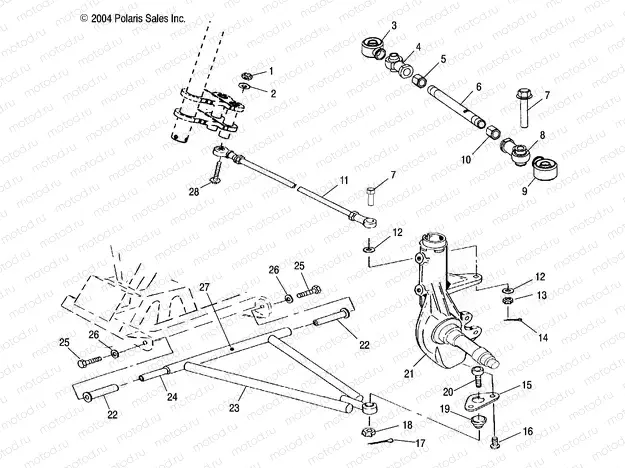 A-ARM/STRUT MOUNTING - A04CA32AA/AB/FA (4994839483B07) | A-ARM/STRUT MOUNTING - A04CA32AA/AB/FA (4994839483B07)