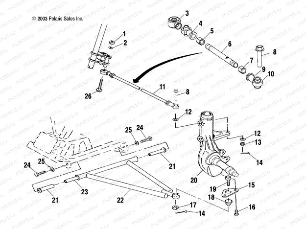 A-ARM/STRUT MOUNTING - A04CB32AA/FC (4986188618B08) | A-ARM/STRUT MOUNTING - A04CB32AA/FC (4986188618B08)
