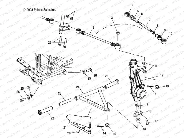 A-ARM/STRUT MOUNTING - A04CH42AA/AE/AG (4986068606B12) | A-ARM/STRUT MOUNTING - A04CH42AA/AE/AG (4986068606B12)