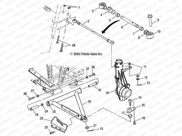 A-ARM/STRUT MOUNTING - A04CH50AO/AQ/AR/AS/AT/AV/AW/AX (4987288728C03) | A-ARM/STRUT MOUNTING - A04CH50AO/AQ/AR/AS/AT/AV/AW/AX (4987288728C03)