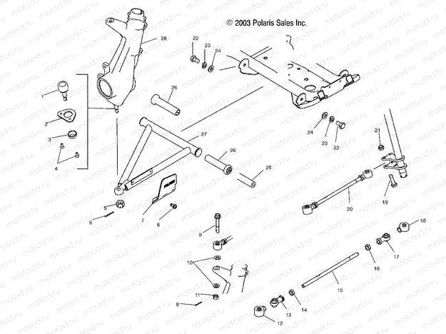 A-ARM/STRUT MOUNTING - A04JD50AA/AB/CA (4977487748B10) | A-ARM/STRUT MOUNTING - A04JD50AA/AB/CA (4977487748B10)