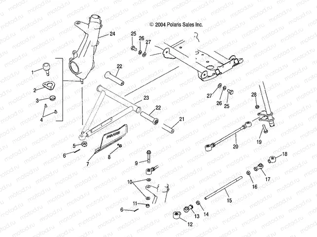 A-ARM/STRUT MOUNTING - A05JD50AA/AB/AC (4995189518B10) | A-ARM/STRUT MOUNTING - A05JD50AA/AB/AC (4995189518B10)