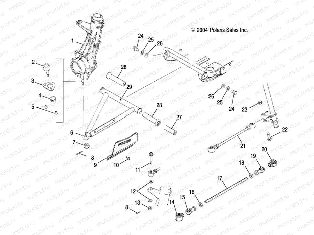 A-ARM/STRUT MOUNTING - A05MH50AB/AC/AG/AH/AL/AT/FB (4994169416C04) | A-ARM/STRUT MOUNTING - A05MH50AB/AC/AG/AH/AL/AT/FB (4994169416C04)