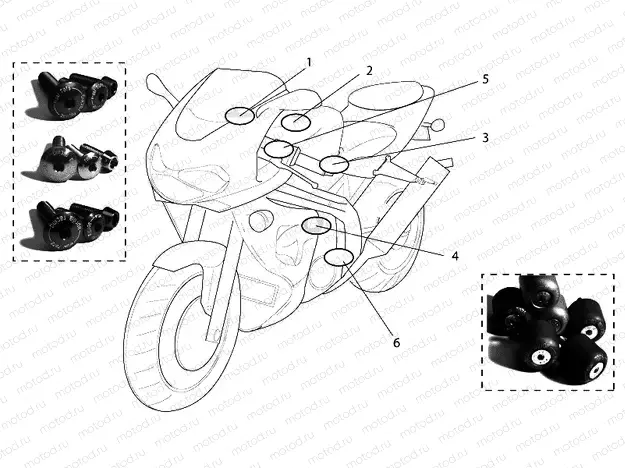 Acc. - Cyclistic components