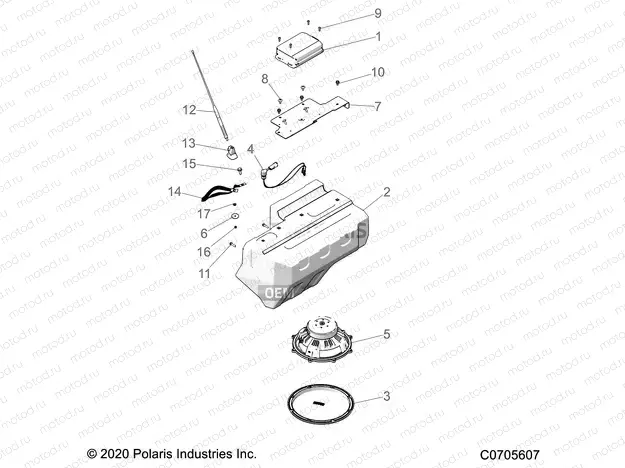 ACCESSORY | ACCESSORY, AUDIO, SUBWOOFER - G21GXZ99AM/BM (C0705607)