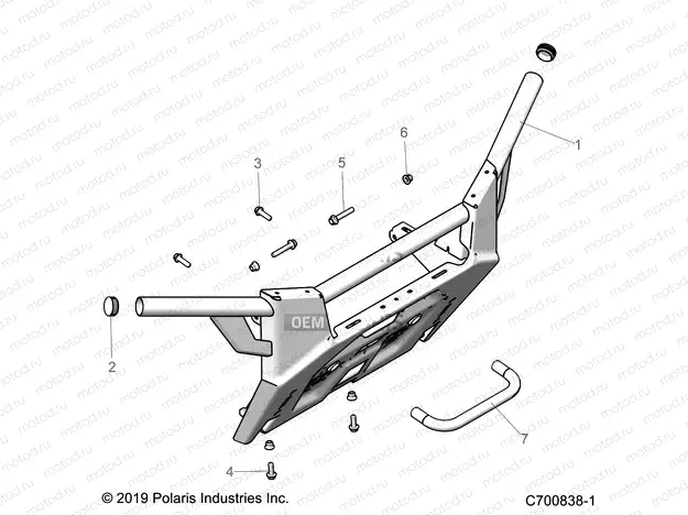 ACCESSORY | ACCESSORY, FRONT BUMPER - R21RRED4JA (C700838-1)