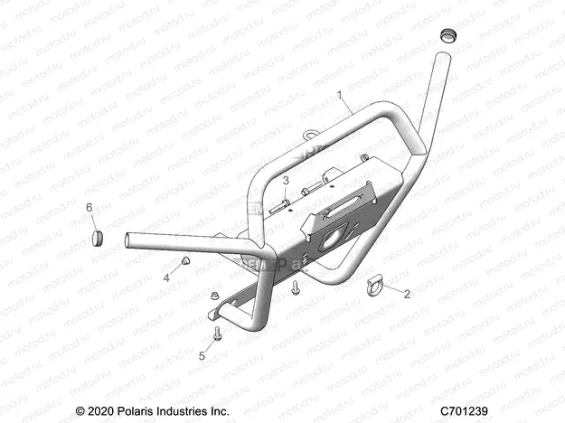 ACCESSORY | ACCESSORY, FRONT BUMPER - R21RRM99AG (C701239)