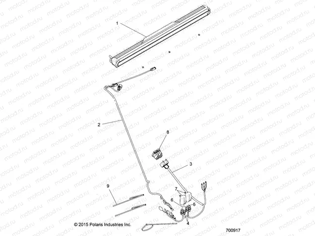 ACCESSORY | ACCESSORY, LIGHTBAR, W/HARNESS - Z16VDE92N8 (700917)