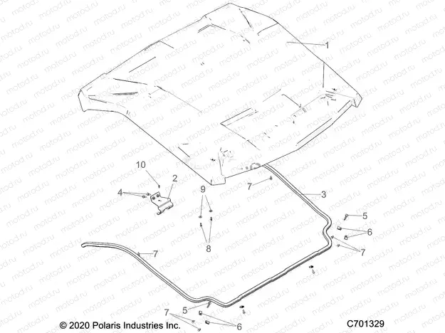 ACCESSORY | ACCESSORY, ROOF - G21GAJ99AC/AW/BC/BW (C701329)