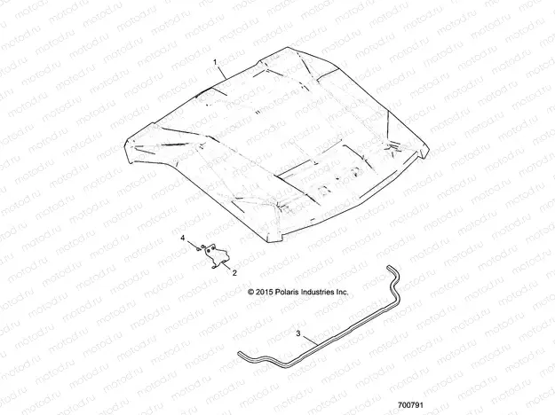 ACCESSORY | ACCESSORY, ROOF - R16RGE99AE (700791)