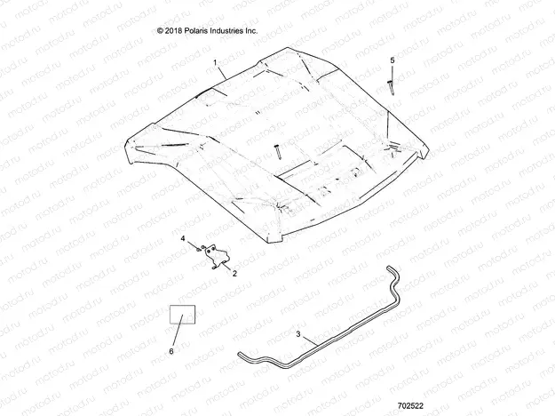 ACCESSORY | ACCESSORY, ROOF - R19RGE99FF/SFF/PCF/PFF (702522)