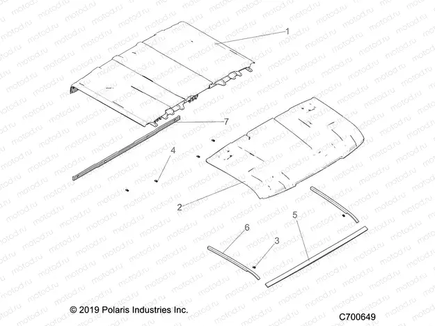 ACCESSORY | ACCESSORY, ROOF - R20RSK99AA/AX/A9/AP (C700649)
