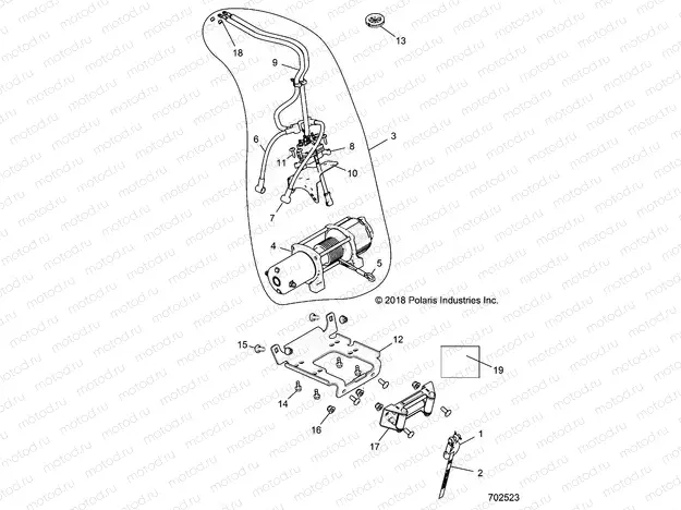 ACCESSORY | ACCESSORY, WINCH - G20GAE99F2/EFS/BFM/BCM/SFS/SC2 (702523)